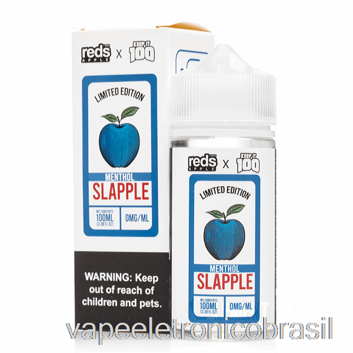 Vape Vaporesso Slapple Mentol - 7 Daze X Keep It 100 - 100ml 6mg